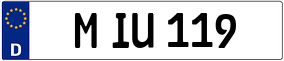 Truck License Plate